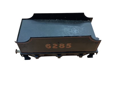 Lot 1776 - Railway O gauge live steam LMS locomotive & tender 4-6-0 maroon livery No. 5874 plus 4-4-0 black livery both with tenders
