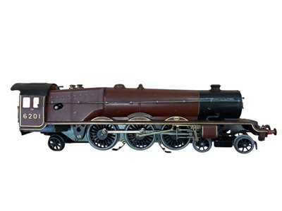 Lot Railway O gauge Hornby 4-6-2 Princess Elizabeth tender locomotive 6201 LMS livery 20V electric three rail