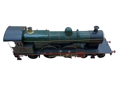 Lot 1781 - Railway O gauge scratch built locomotive & tender 4-4-2 LA France No. 102 plus GNR Stirling single No.1