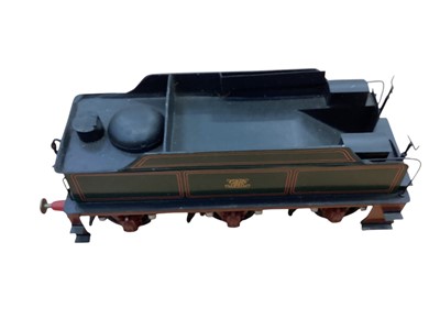 Lot 1781 - Railway O gauge scratch built locomotive & tender 4-4-2 LA France No. 102 plus GNR Stirling single No.1