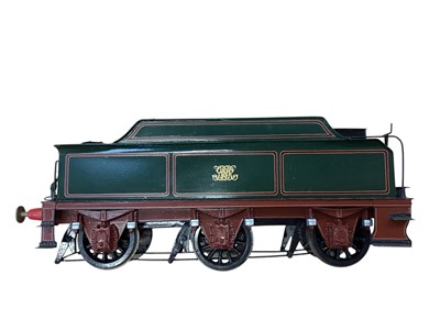 Lot 1781 - Railway O gauge scratch built locomotive & tender 4-4-2 LA France No. 102 plus GNR Stirling single No.1