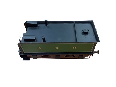 Lot 1781 - Railway O gauge scratch built locomotive & tender 4-4-2 LA France No. 102 plus GNR Stirling single No.1