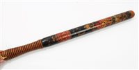 Lot 940 - George IV Bow Street truncheon painted with...