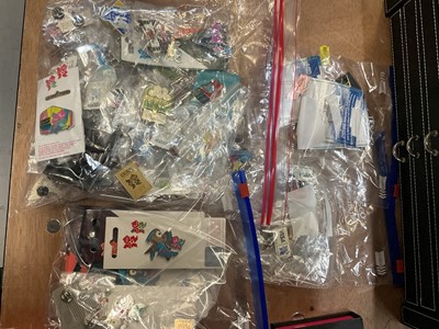 Lot 2601 - Extensive collection of London 2012 Olympic related memorabilia to include large collection of Olympic enamel badges, two limited edition enamel plaques by Charles Fazzino, in original tin boxes...