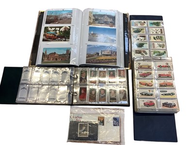 Lot 1487 - Stamps, G.B and World selection, including mint and used, plus postcards of local interest, comic, etc