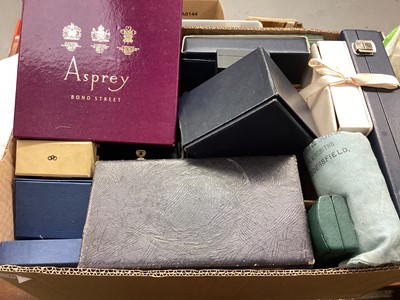 Lot 1096 - Collection of jewellery boxes to include Asprey, vintage and modern