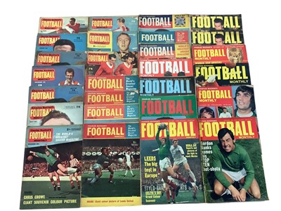 Lot 1493 - Group of football monthly magazines.