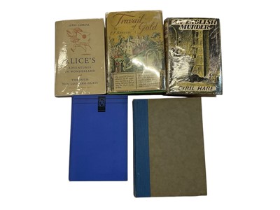 Lot 1585 - Lewis Carroll - Alice's Adventures in Wonderland, and Through the Looking Glass, illustrated by Melvyn Peake, Zephyr Books, also E. F. Benson, Travail of Gold, 1933 first edition, also Cyril Har...