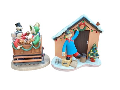 Lot 1318 - Collection of 11 Robert Harrop limited edition Camberwick Green Christmas figures - Christmas Post CGCS02 880/1000, Windy Wonderland CGCS03 1167/1500, Trumpton Cheer CGCS04 1535/2000, Seasonal S...