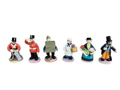 Lot 1324 - Collection of 12 Robert Harrop Camberwick Green figures- Cuthbert's Morning Off CG91, Mr Munnings - Wonderful Machine CG92, Dr Mopp - Thrushes in the Tree CG93, Willie Munn - Ringing for Help CG...