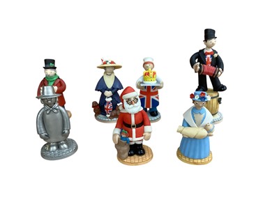 Lot 1326 - Collection of 7 Robert Harrop limited edition Camberwick Green Celebration figures - Windy Miller CG01P, Royal Baby Blue CG04S with certificate 27, Roll Out The Barrel CGQDJ1 with certificate 43...