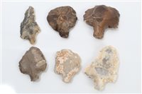 Lot 956 - Collection of prehistoric carved flint...