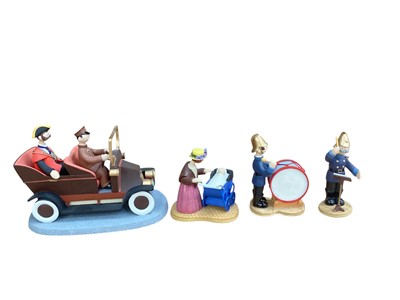 Lot 1331 - Collection of 12 Robert Harrop Camberwick Green figures - Captain Flack Conductor CG69, Pugh Clarinet CG70, Dibble Bass Drum CG74, The Mayor and Philby in the Mayoral Car CG68, Pugh Trombone CG7...