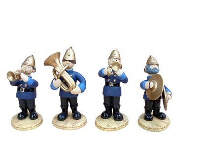 Lot 1331 - Collection of 12 Robert Harrop Camberwick Green figures - Captain Flack Conductor CG69, Pugh Clarinet CG70, Dibble Bass Drum CG74, The Mayor and Philby in the Mayoral Car CG68, Pugh Trombone CG7...