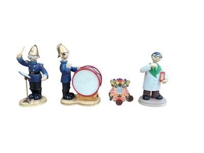 Lot 1332 - Collection of 16 Robert Harrop Camberwick Green figures - Dibble Bass Drum CG74, Captain Flack Conductor CG69, Trumtoshire Signpost CGFG10, Sgt Major Grout's Birthday CGFG07, Mr Cresswell Qualit...