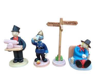 Lot 1332 - Collection of 16 Robert Harrop Camberwick Green figures - Dibble Bass Drum CG74, Captain Flack Conductor CG69, Trumtoshire Signpost CGFG10, Sgt Major Grout's Birthday CGFG07, Mr Cresswell Qualit...
