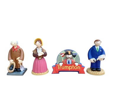 Lot 1332 - Collection of 16 Robert Harrop Camberwick Green figures - Dibble Bass Drum CG74, Captain Flack Conductor CG69, Trumtoshire Signpost CGFG10, Sgt Major Grout's Birthday CGFG07, Mr Cresswell Qualit...