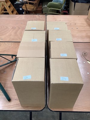 Lot 2778 - Eight boxes of assorted Christmas decorations, craft materials, ornaments and other items (8).