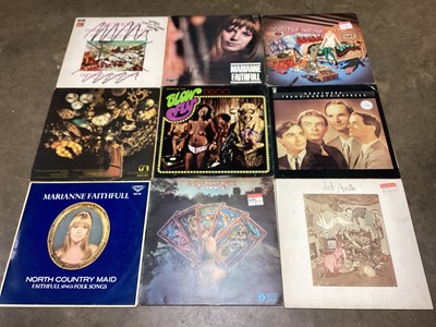 Lot 2280 - Collection of records, including Ian Dury, Rolling Stones, Judas Priest, Deep Purple, Uriah Heep, Bad News, etc (1 box)