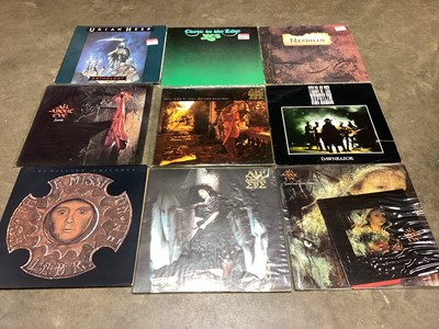 Lot 2280 - Collection of records, including Ian Dury, Rolling Stones, Judas Priest, Deep Purple, Uriah Heep, Bad News, etc (1 box)