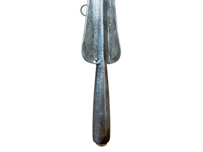 Lot 959 - Two antique African spears, together with an old African Lion spear tip. (3)