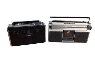 Lot 2285 - Group of audio equipment, including a Pioneer TX-8100 stereo tuner, Armstrong 521 amplifier, boombox, etc