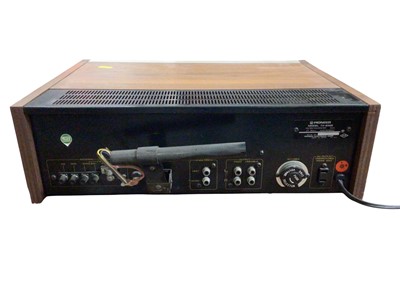 Lot 2285 - Group of audio equipment, including a Pioneer TX-8100 stereo tuner, Armstrong 521 amplifier, boombox, etc