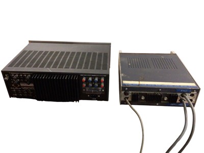 Lot 2285 - Group of audio equipment, including a Pioneer TX-8100 stereo tuner, Armstrong 521 amplifier, boombox, etc