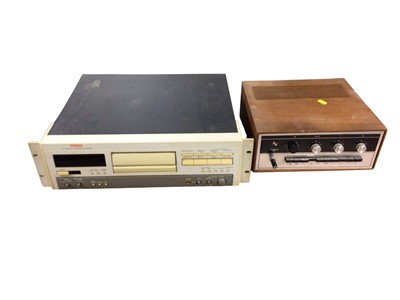 Lot 2285 - Group of audio equipment, including a Pioneer TX-8100 stereo tuner, Armstrong 521 amplifier, boombox, etc