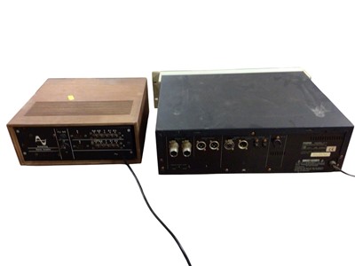 Lot 2285 - Group of audio equipment, including a Pioneer TX-8100 stereo tuner, Armstrong 521 amplifier, boombox, etc