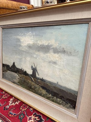 Lot 1076 - *Edward Seago (1910-1974) oil on canvas - Norfolk Farm, 51cm x 76cm, framed