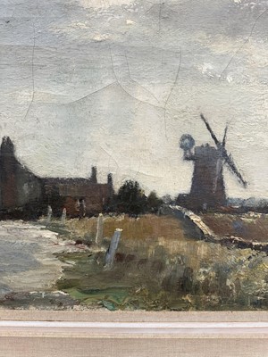 Lot 1076 - *Edward Seago (1910-1974) oil on canvas - Norfolk Farm, 51cm x 76cm, framed