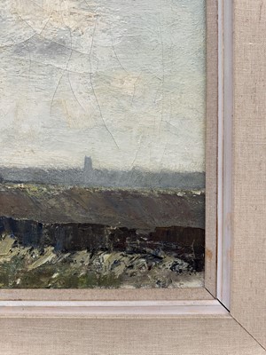 Lot 1076 - *Edward Seago (1910-1974) oil on canvas - Norfolk Farm, 51cm x 76cm, framed