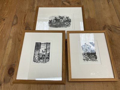 Lot 139 - Yvonne Scargon three woodcut prints