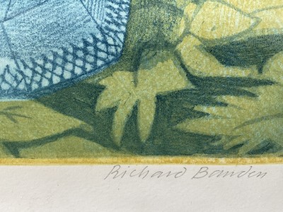 Lot 1167 - *Richard Bawden (1936-2024) signed coloured etching - 'The Blue Jug', 8/85, unframed, 58cm x 51cm