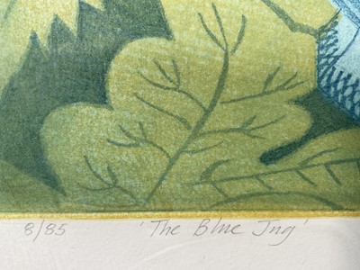 Lot 1167 - *Richard Bawden (1936-2024) signed coloured etching - 'The Blue Jug', 8/85, unframed, 58cm x 51cm