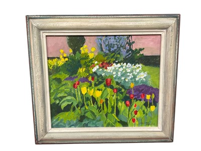 Lot 619 - Noelle Francis oil on board, flowers