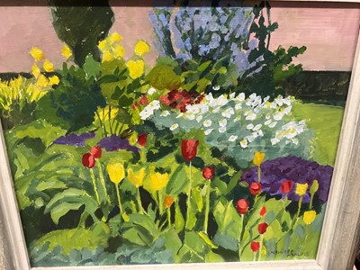 Lot 619 - Noelle Francis oil on board, flowers