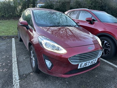 Lot 1 - 2017 Ford Fiesta Zetec, 1.1 petrol, manual, 3 door hatchback, reg. no. EJ67 VCZ