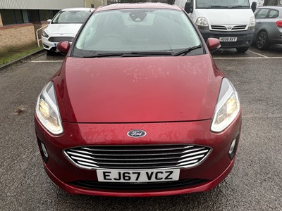 Lot 1 - 2017 Ford Fiesta Zetec, 1.1 petrol, manual, 3 door hatchback, reg. no. EJ67 VCZ