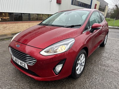 Lot 1 - 2017 Ford Fiesta Zetec, 1.1 petrol, manual, 3 door hatchback, reg. no. EJ67 VCZ