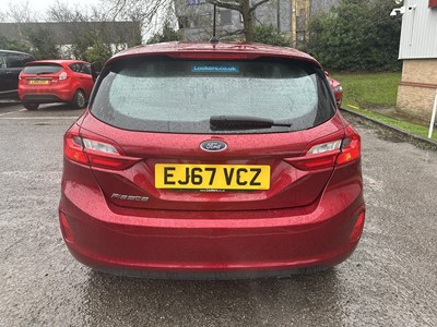 Lot 1 - 2017 Ford Fiesta Zetec, 1.1 petrol, manual, 3 door hatchback, reg. no. EJ67 VCZ