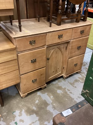 Lot 1218 - 19th century pine dresser base