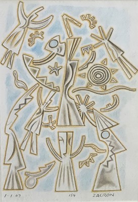 Lot 114 - Richard Drew, known as Zacron (British, 1943-2012), group of works on paper