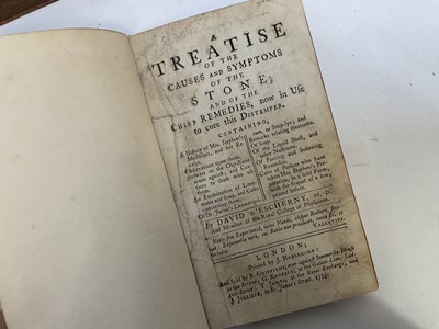 Lot 1676 - Medical books: Richard Mead - A Mechanical Account of Poisons in several Essays ...., fourth edition, Dublin 1736, 8vo, lacking binding