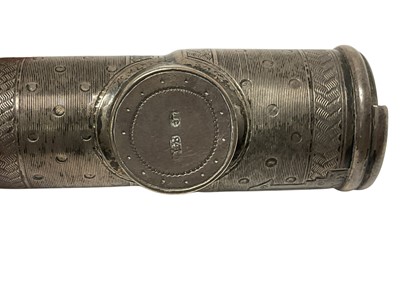 Lot 347 - 19th century Russian silver coin holder