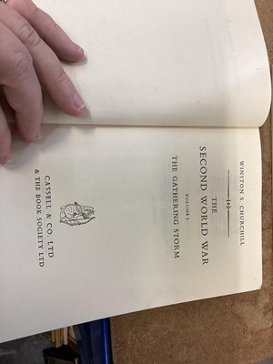 Lot 74 - Set of six volumes 'The Second World War' by Winston Churchill, published by Cassell