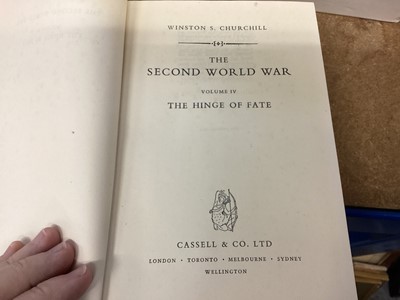 Lot 74 - Set of six volumes 'The Second World War' by Winston Churchill, published by Cassell
