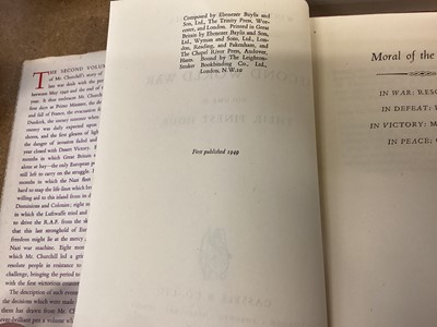Lot 74 - Set of six volumes 'The Second World War' by Winston Churchill, published by Cassell