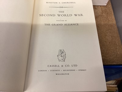 Lot 74 - Set of six volumes 'The Second World War' by Winston Churchill, published by Cassell